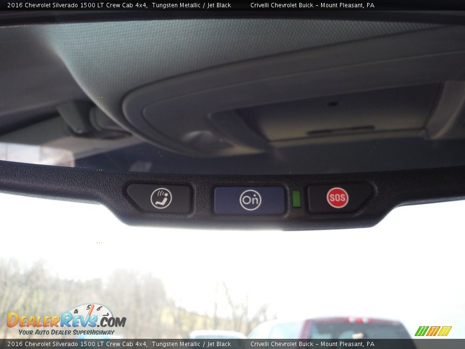 2016 Chevrolet Silverado 1500 LT Crew Cab 4x4 Tungsten Metallic / Jet Black Photo #16