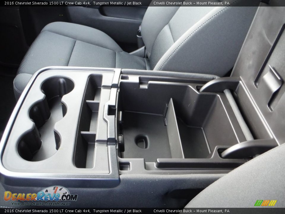 2016 Chevrolet Silverado 1500 LT Crew Cab 4x4 Tungsten Metallic / Jet Black Photo #17