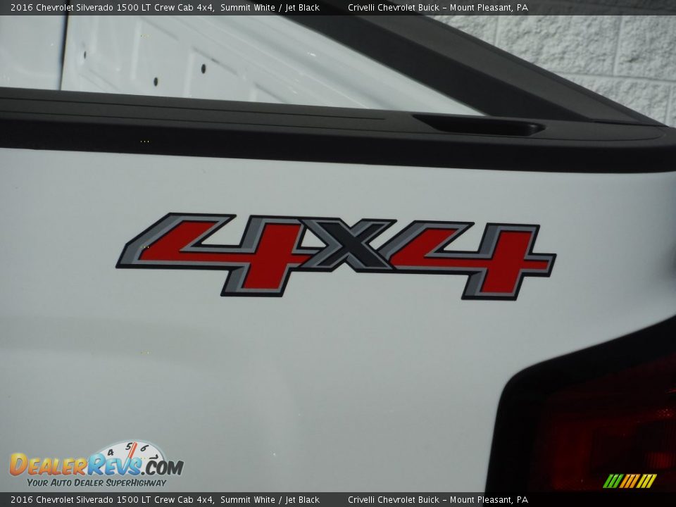 2016 Chevrolet Silverado 1500 LT Crew Cab 4x4 Summit White / Jet Black Photo #4