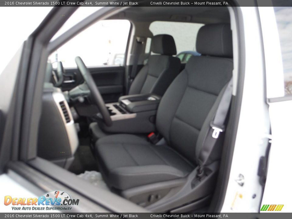 2016 Chevrolet Silverado 1500 LT Crew Cab 4x4 Summit White / Jet Black Photo #12