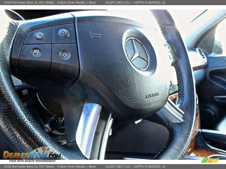 2008 Mercedes-Benz GL 450 4Matic Iridium Silver Metallic / Black Photo #25