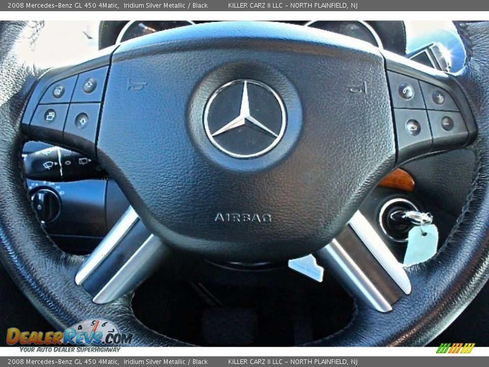 2008 Mercedes-Benz GL 450 4Matic Iridium Silver Metallic / Black Photo #27