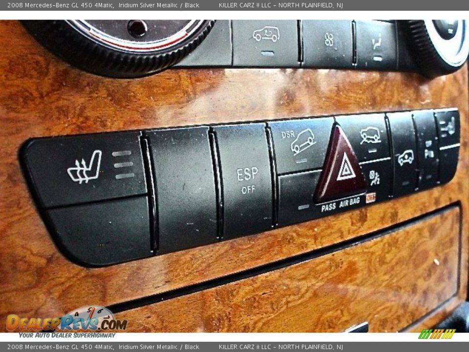 2008 Mercedes-Benz GL 450 4Matic Iridium Silver Metallic / Black Photo #35