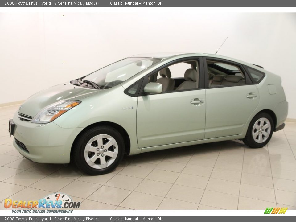 2008 Toyota Prius Hybrid Silver Pine Mica / Bisque Photo #3