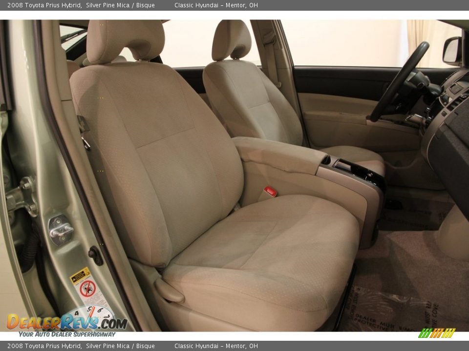 2008 Toyota Prius Hybrid Silver Pine Mica / Bisque Photo #14
