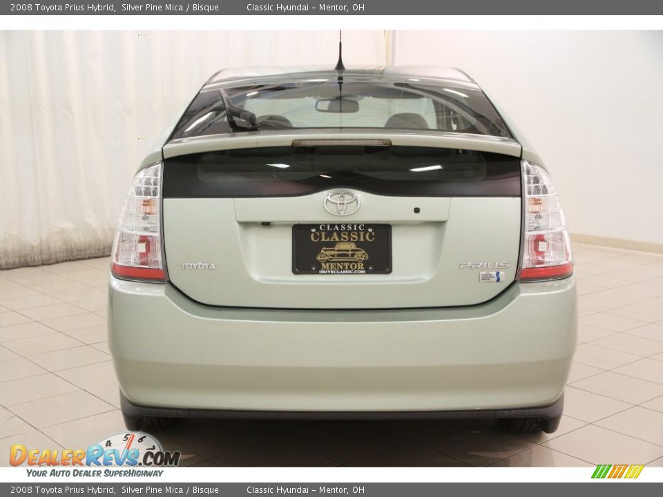 2008 Toyota Prius Hybrid Silver Pine Mica / Bisque Photo #17