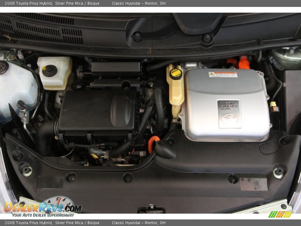 2008 Toyota Prius Hybrid Silver Pine Mica / Bisque Photo #18