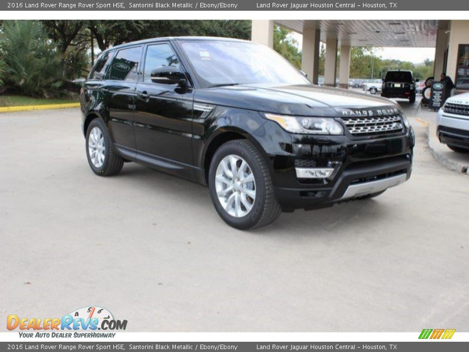2016 Land Rover Range Rover Sport HSE Santorini Black Metallic / Ebony/Ebony Photo #1