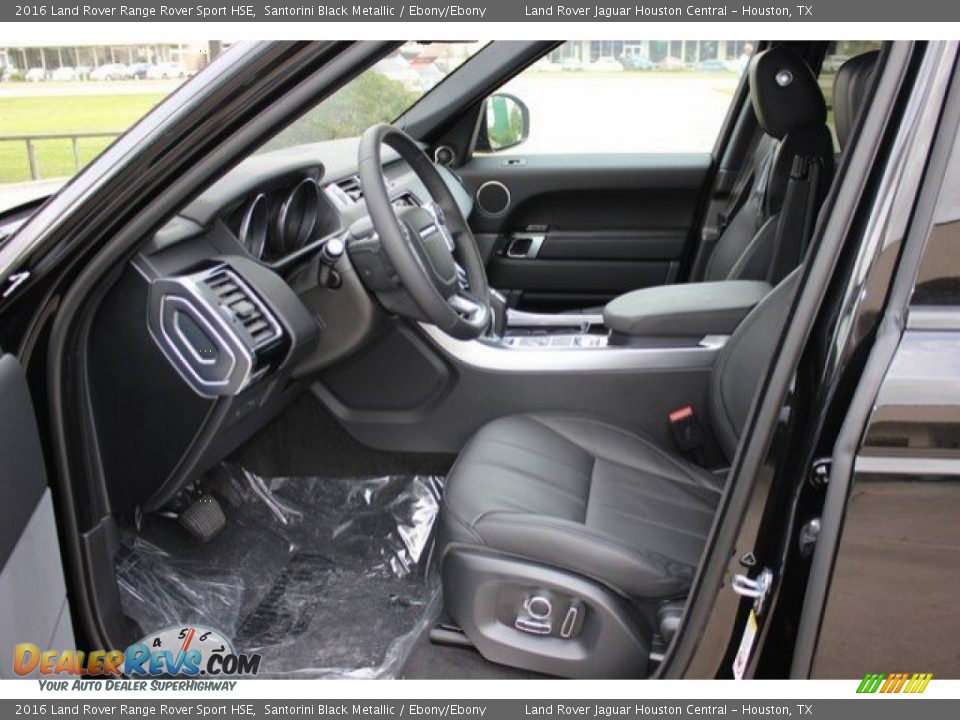 2016 Land Rover Range Rover Sport HSE Santorini Black Metallic / Ebony/Ebony Photo #3
