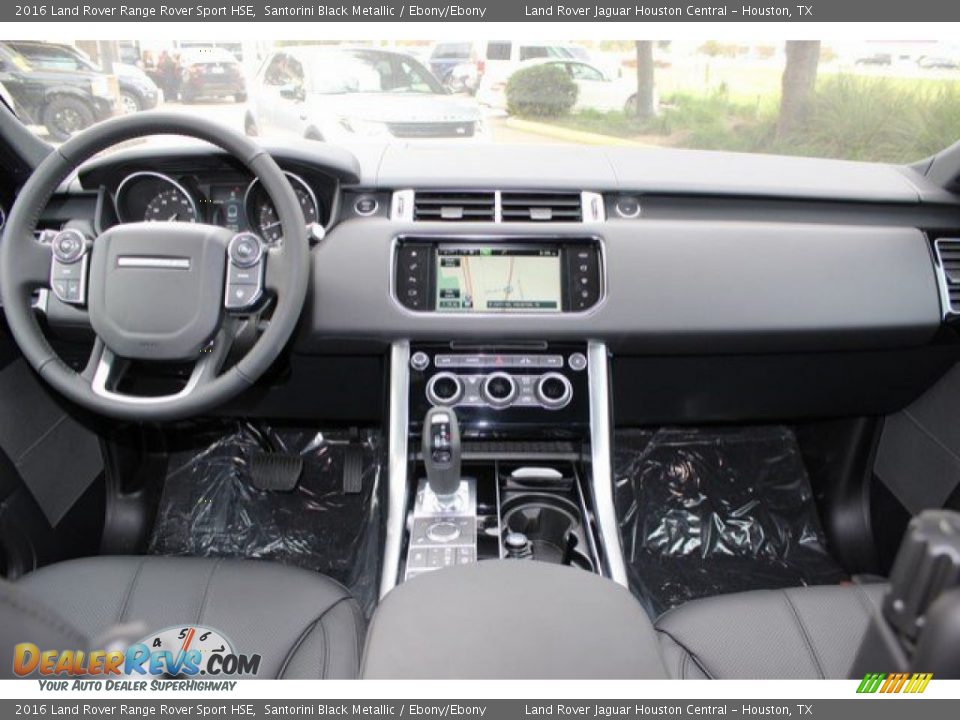 2016 Land Rover Range Rover Sport HSE Santorini Black Metallic / Ebony/Ebony Photo #4