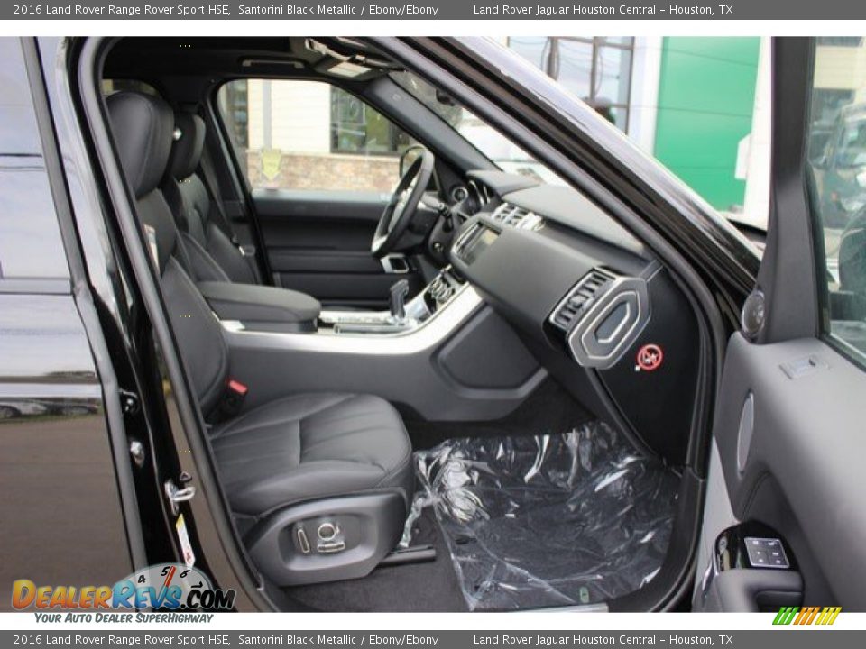 2016 Land Rover Range Rover Sport HSE Santorini Black Metallic / Ebony/Ebony Photo #5