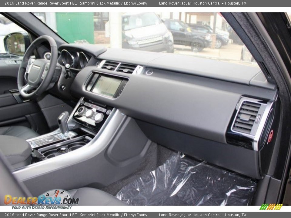 2016 Land Rover Range Rover Sport HSE Santorini Black Metallic / Ebony/Ebony Photo #13