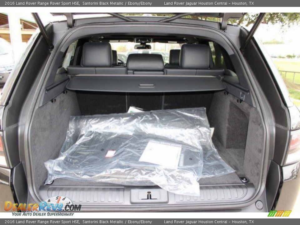 2016 Land Rover Range Rover Sport HSE Santorini Black Metallic / Ebony/Ebony Photo #14