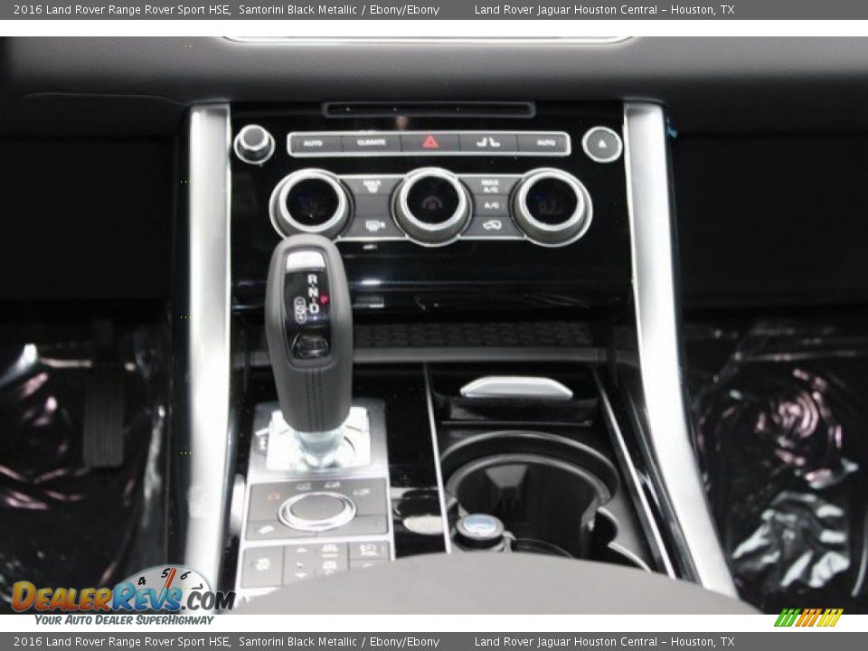 2016 Land Rover Range Rover Sport HSE Santorini Black Metallic / Ebony/Ebony Photo #17