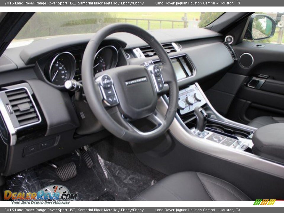 2016 Land Rover Range Rover Sport HSE Santorini Black Metallic / Ebony/Ebony Photo #19