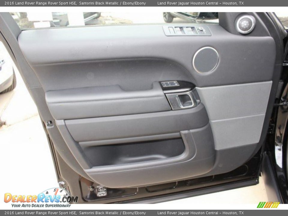 2016 Land Rover Range Rover Sport HSE Santorini Black Metallic / Ebony/Ebony Photo #20