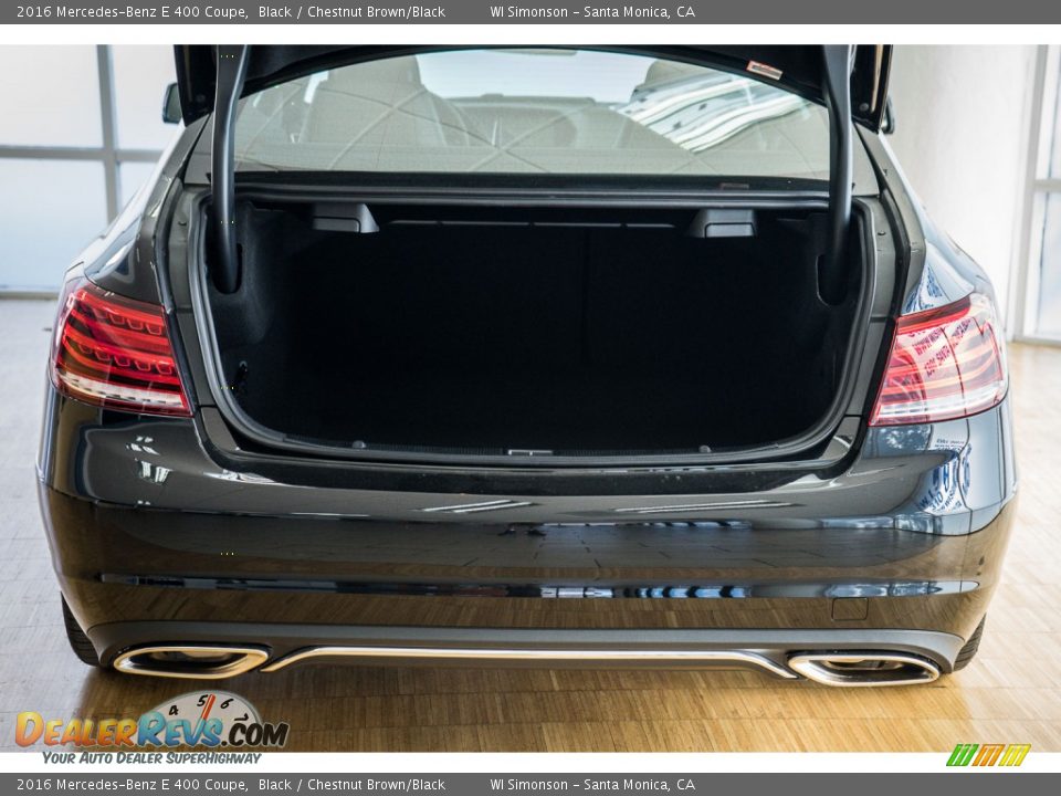 2016 Mercedes-Benz E 400 Coupe Black / Chestnut Brown/Black Photo #5