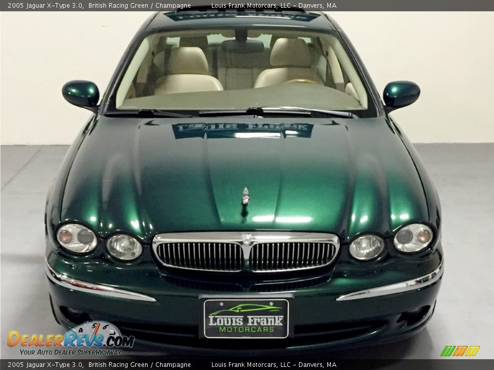 2005 Jaguar X-Type 3.0 British Racing Green / Champagne Photo #7