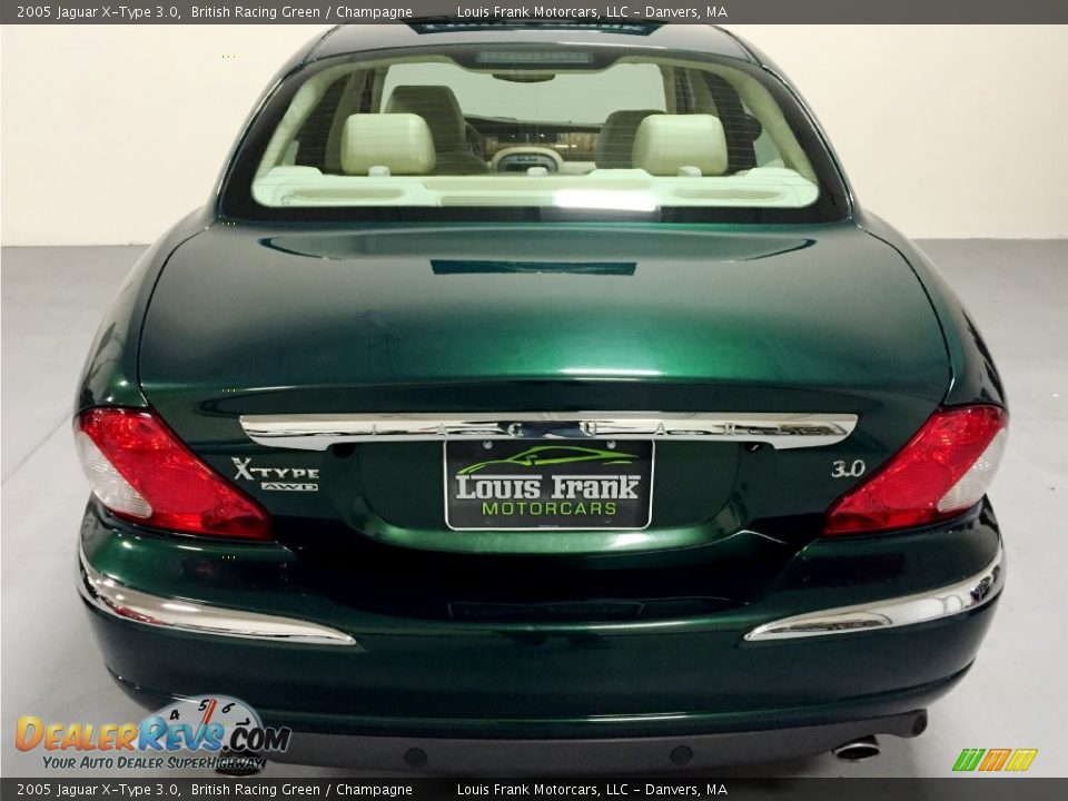 2005 Jaguar X-Type 3.0 British Racing Green / Champagne Photo #8