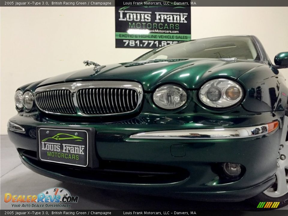 2005 Jaguar X-Type 3.0 British Racing Green / Champagne Photo #17