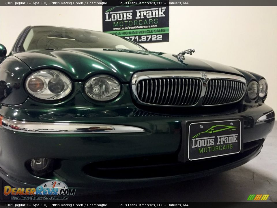 2005 Jaguar X-Type 3.0 British Racing Green / Champagne Photo #19