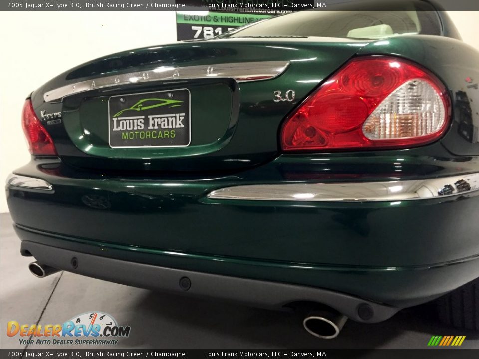 2005 Jaguar X-Type 3.0 British Racing Green / Champagne Photo #20