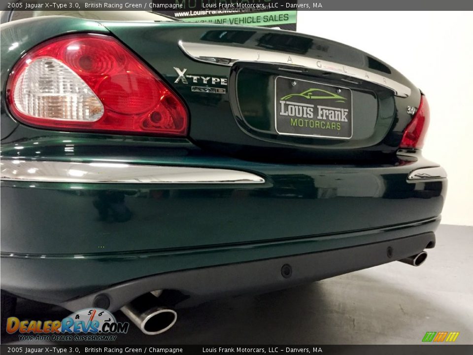 2005 Jaguar X-Type 3.0 British Racing Green / Champagne Photo #22