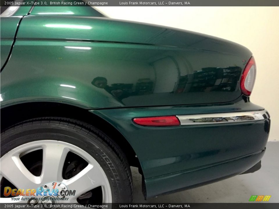 2005 Jaguar X-Type 3.0 British Racing Green / Champagne Photo #29