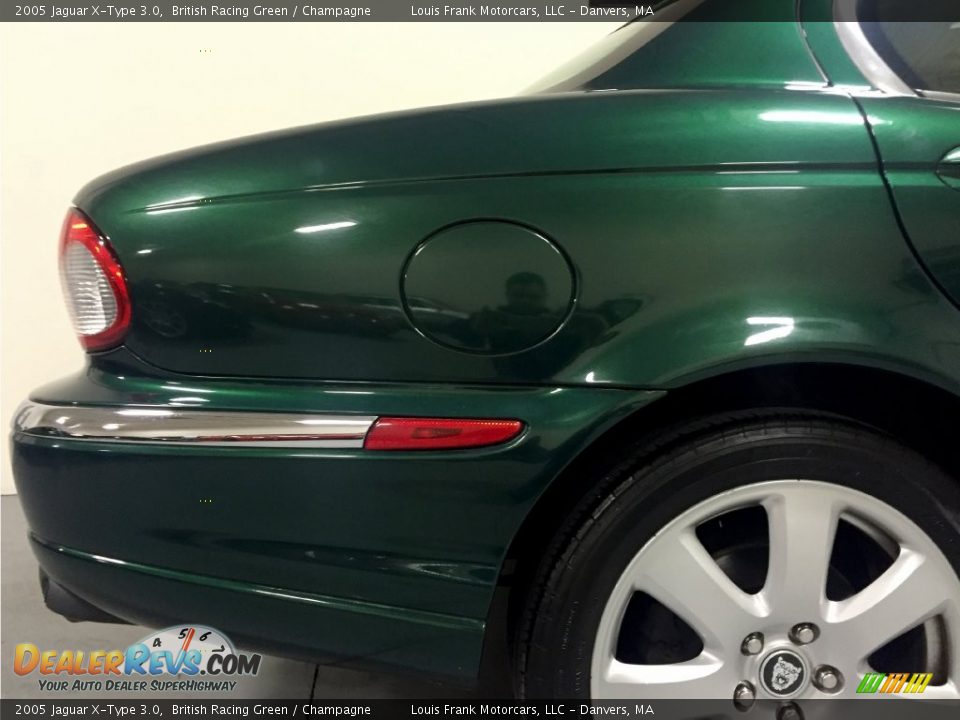 2005 Jaguar X-Type 3.0 British Racing Green / Champagne Photo #30