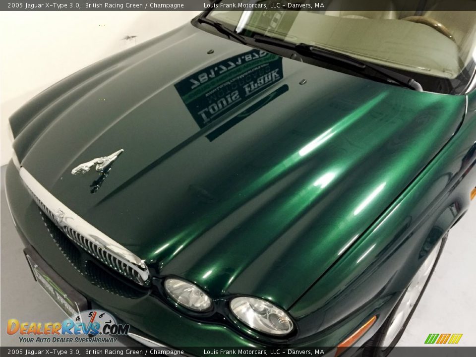 2005 Jaguar X-Type 3.0 British Racing Green / Champagne Photo #33