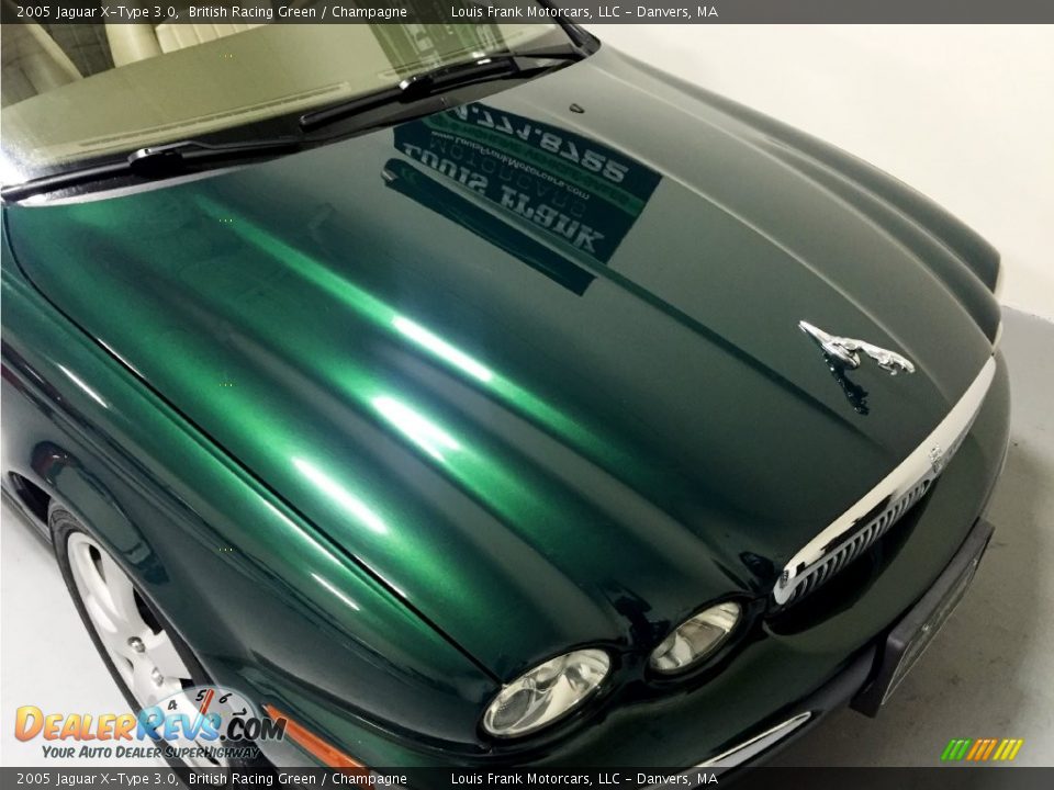 2005 Jaguar X-Type 3.0 British Racing Green / Champagne Photo #34