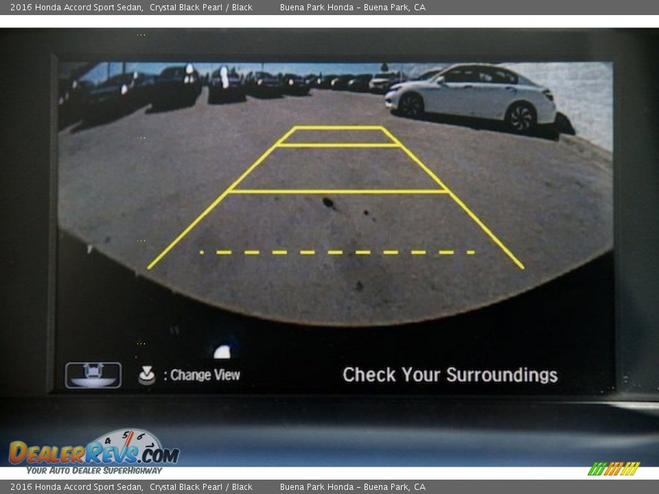 2016 Honda Accord Sport Sedan Crystal Black Pearl / Black Photo #6