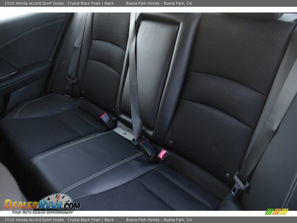 2016 Honda Accord Sport Sedan Crystal Black Pearl / Black Photo #13