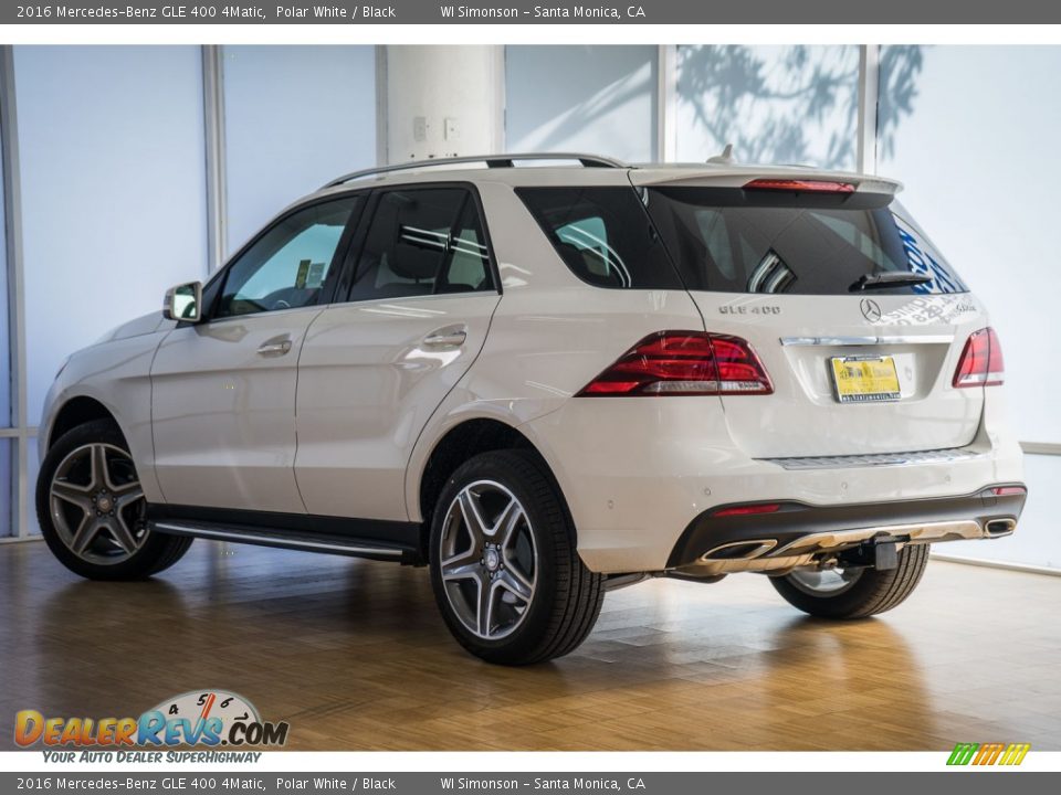 2016 Mercedes-Benz GLE 400 4Matic Polar White / Black Photo #3