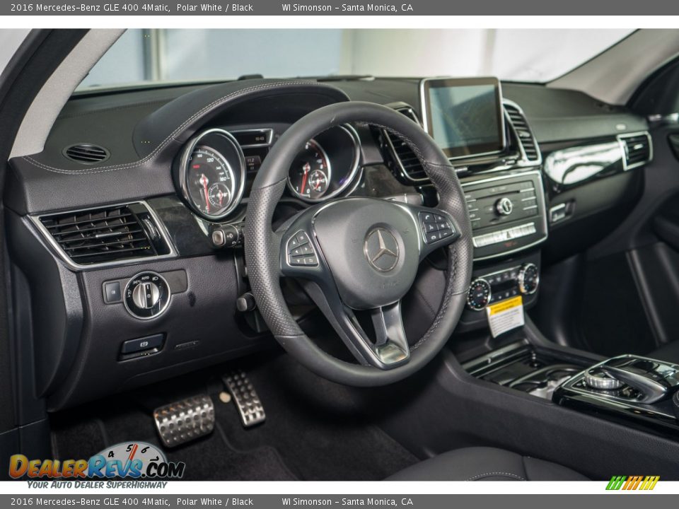 2016 Mercedes-Benz GLE 400 4Matic Polar White / Black Photo #6