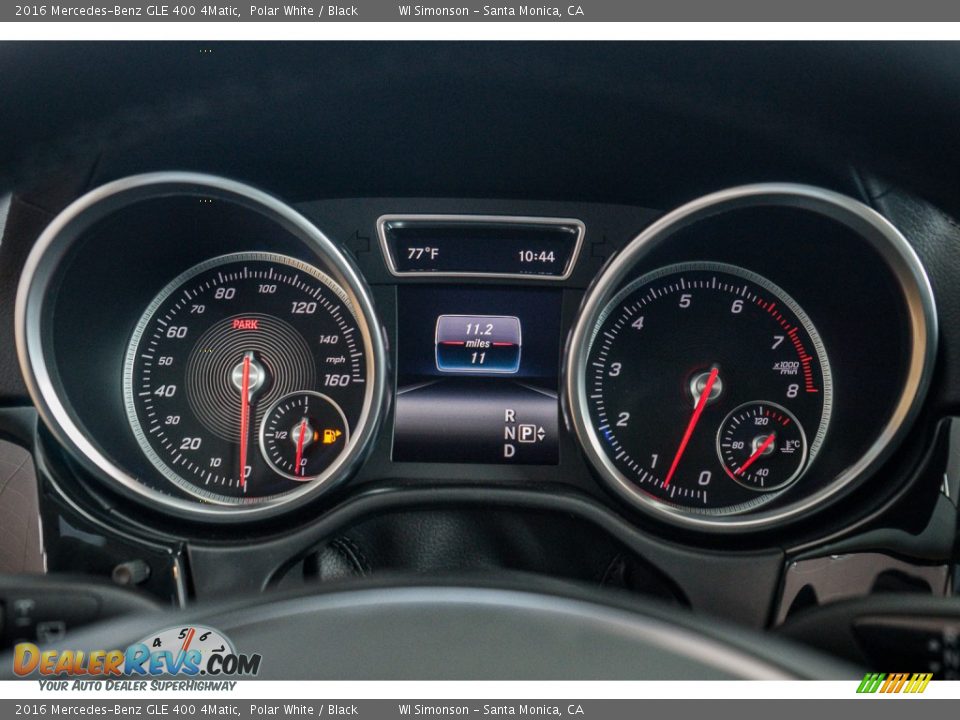 2016 Mercedes-Benz GLE 400 4Matic Polar White / Black Photo #8