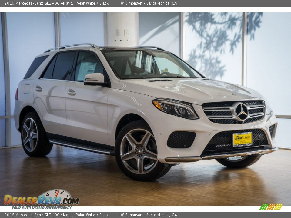 2016 Mercedes-Benz GLE 400 4Matic Polar White / Black Photo #12