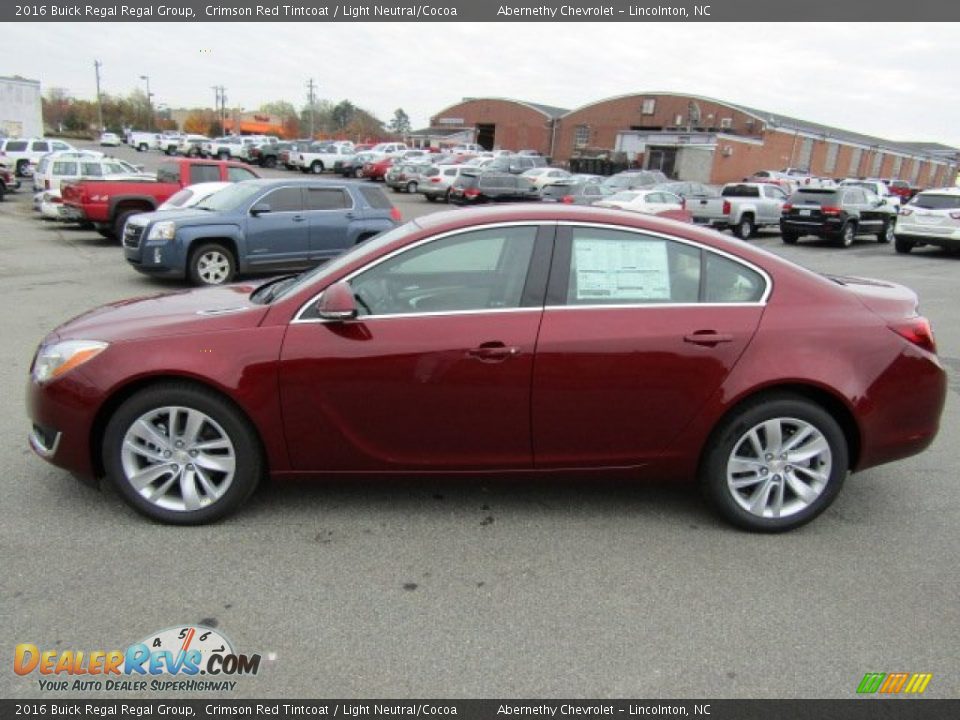 2016 Buick Regal Regal Group Crimson Red Tintcoat / Light Neutral/Cocoa Photo #3