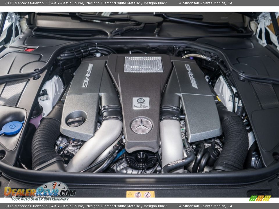 2016 Mercedes-Benz S 63 AMG 4Matic Coupe 5.5 Liter AMG biturbo DOHC 32-Valve VVT V8 Engine Photo #9