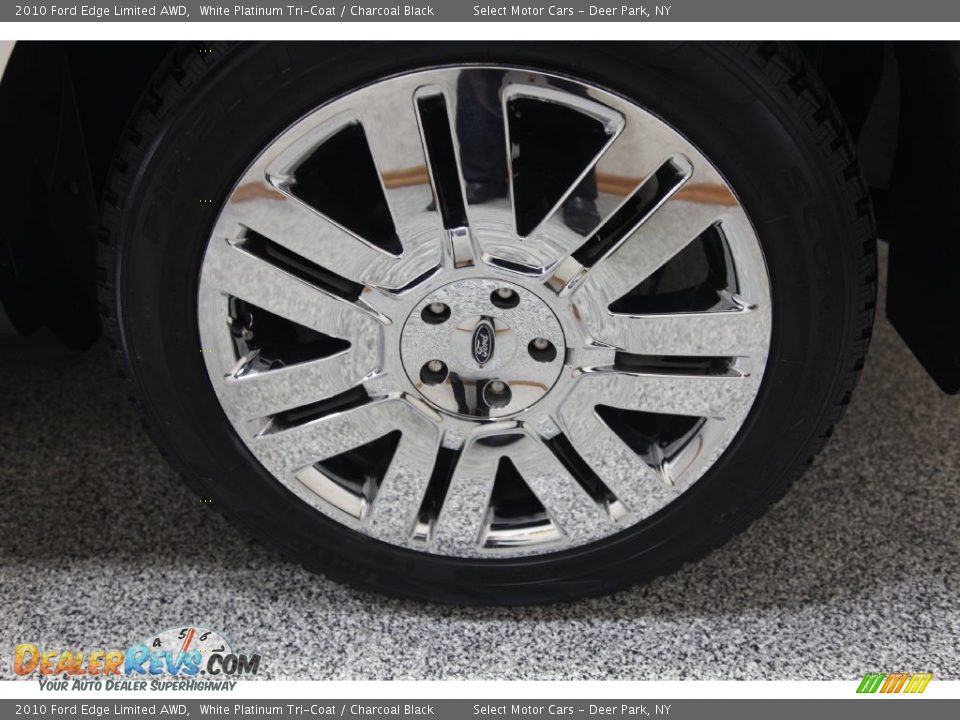 2010 Ford Edge Limited AWD White Platinum Tri-Coat / Charcoal Black Photo #7