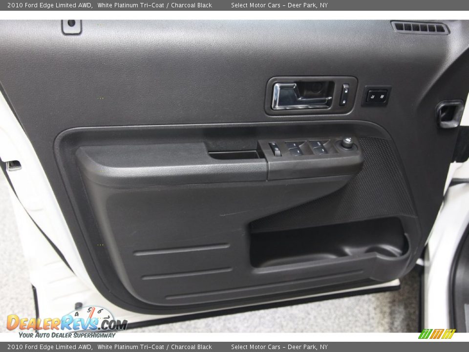 2010 Ford Edge Limited AWD White Platinum Tri-Coat / Charcoal Black Photo #8