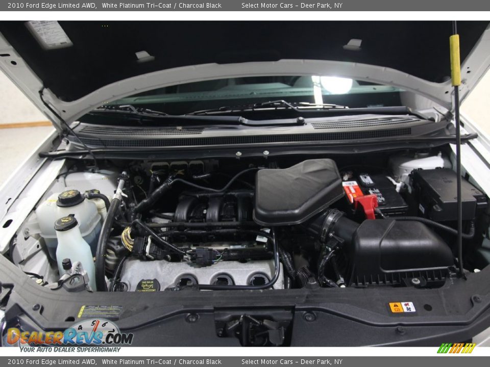 2010 Ford Edge Limited AWD White Platinum Tri-Coat / Charcoal Black Photo #14