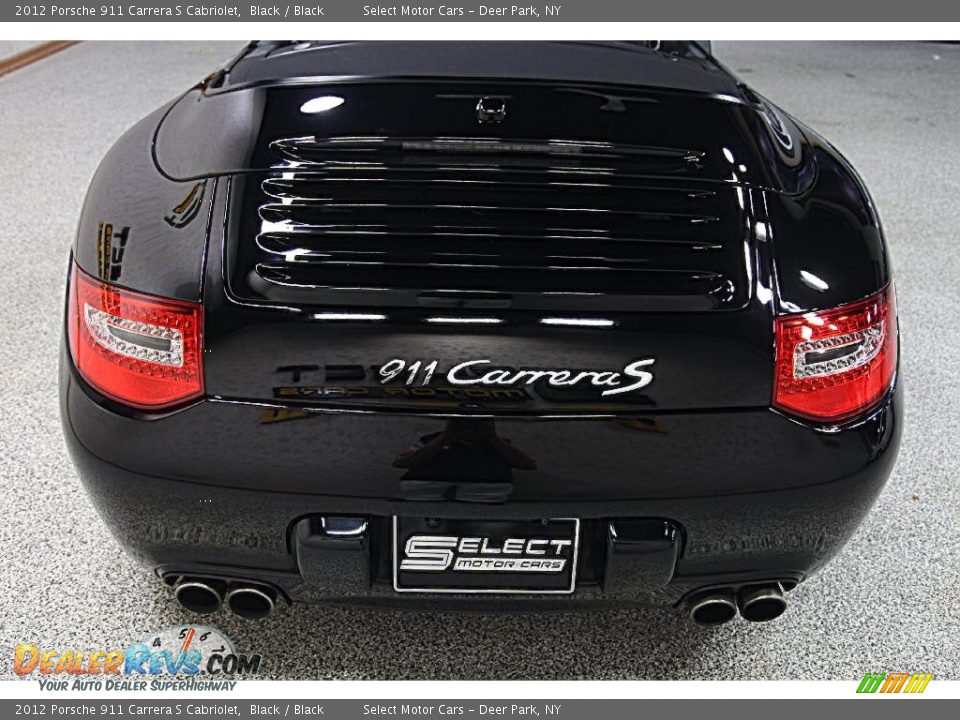 2012 Porsche 911 Carrera S Cabriolet Black / Black Photo #5