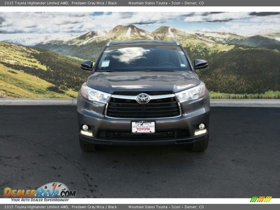 2015 Toyota Highlander Limited AWD Predawn Gray Mica / Black Photo #2
