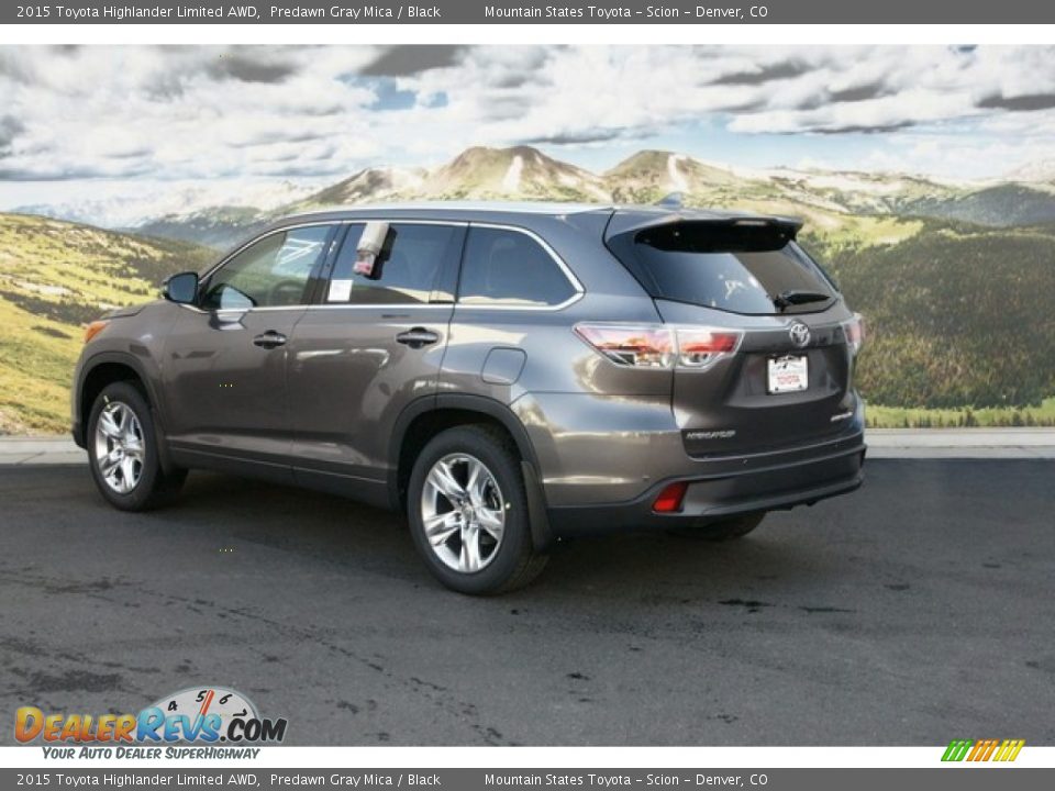2015 Toyota Highlander Limited AWD Predawn Gray Mica / Black Photo #3