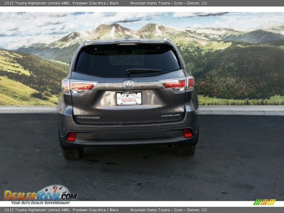 2015 Toyota Highlander Limited AWD Predawn Gray Mica / Black Photo #4