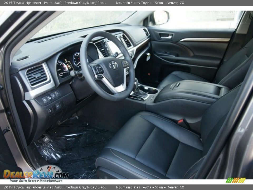 2015 Toyota Highlander Limited AWD Predawn Gray Mica / Black Photo #5