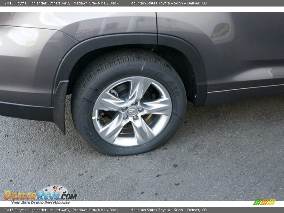 2015 Toyota Highlander Limited AWD Predawn Gray Mica / Black Photo #10