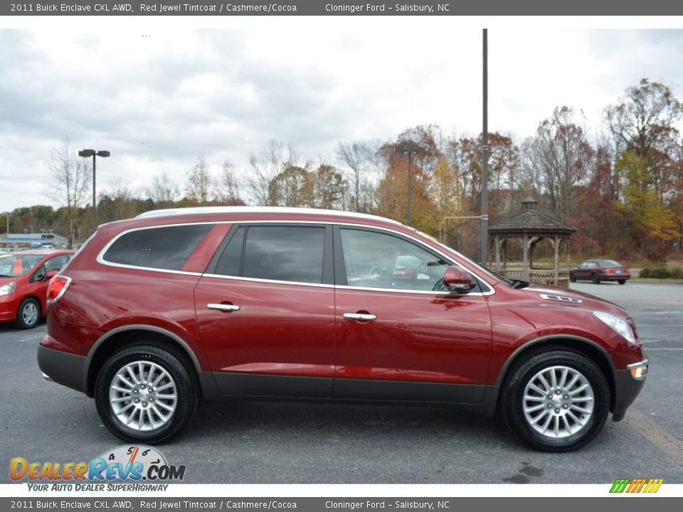 2011 Buick Enclave CXL AWD Red Jewel Tintcoat / Cashmere/Cocoa Photo #2