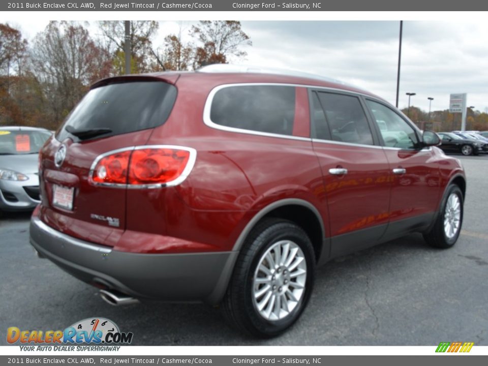 2011 Buick Enclave CXL AWD Red Jewel Tintcoat / Cashmere/Cocoa Photo #3